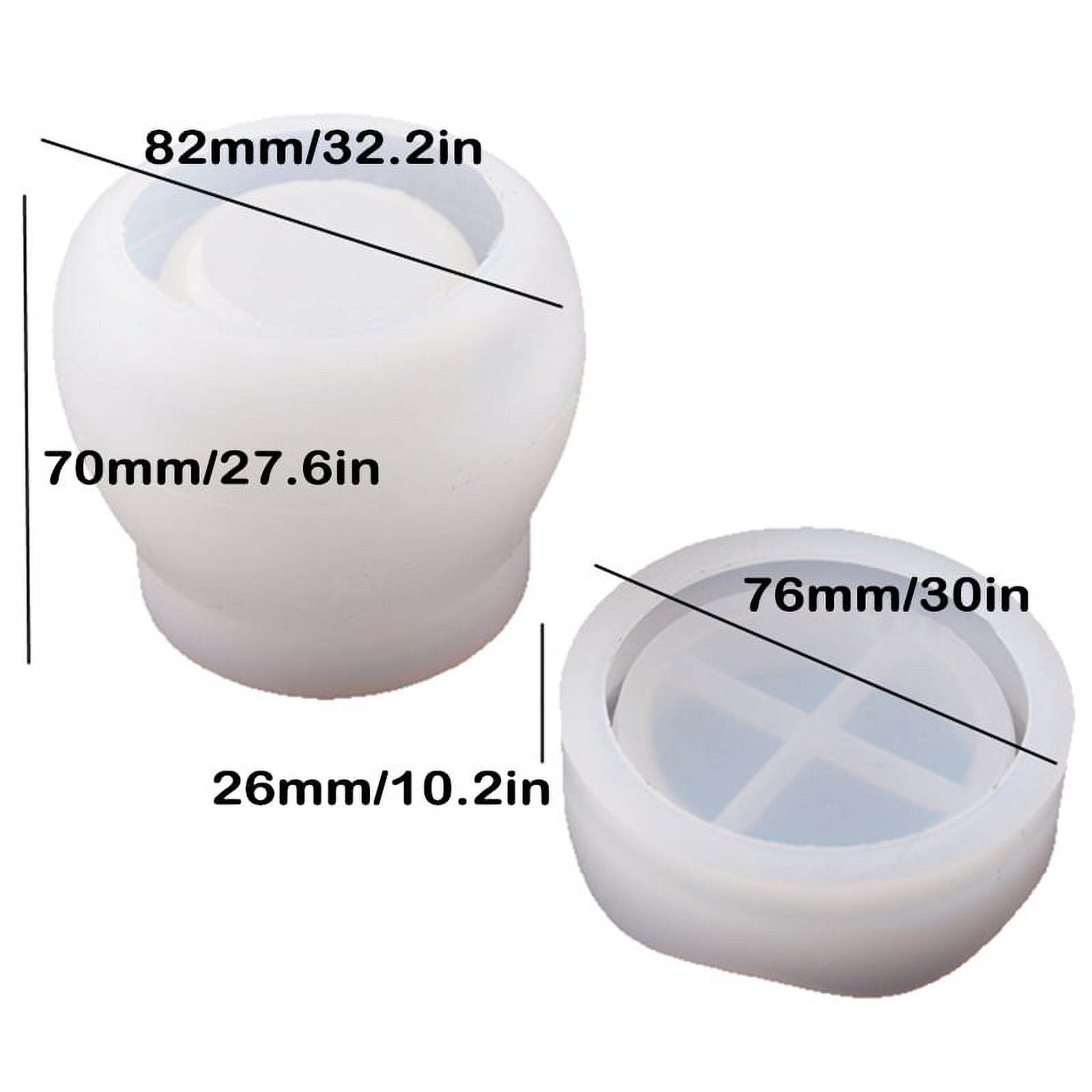 Small Jar Resin Molds Silicone DIY Crystal Epoxy Resin Mold For